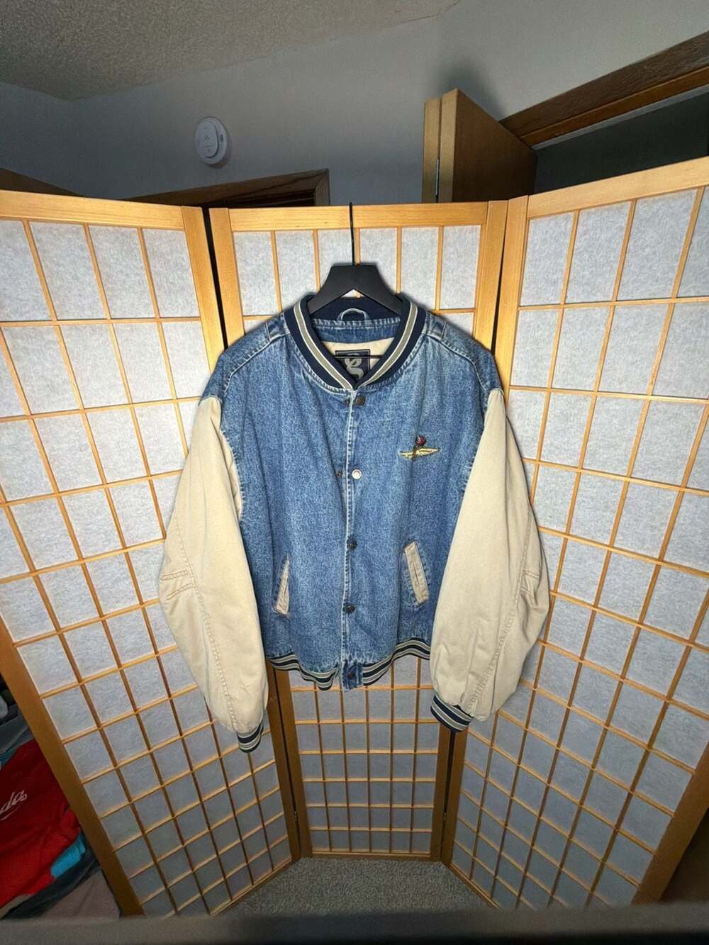 1990’s Gear For Sports Indianapolis Motor Speedway Jacket Size L Blue Denim